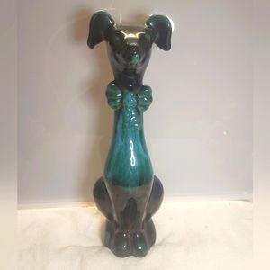 BMP Dog Statue Large Blue Mountain Pottery statue